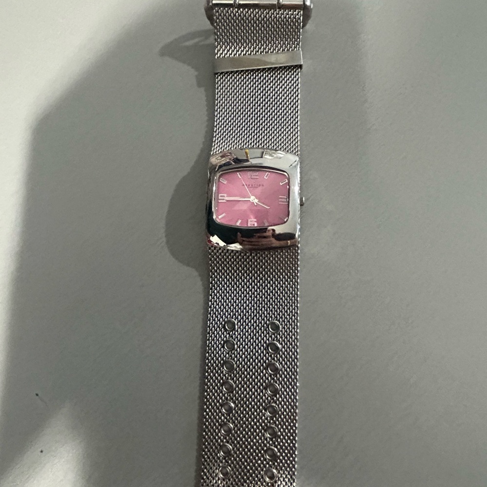 Kenneth Cole Reaction Silver and Pink Women's Watch